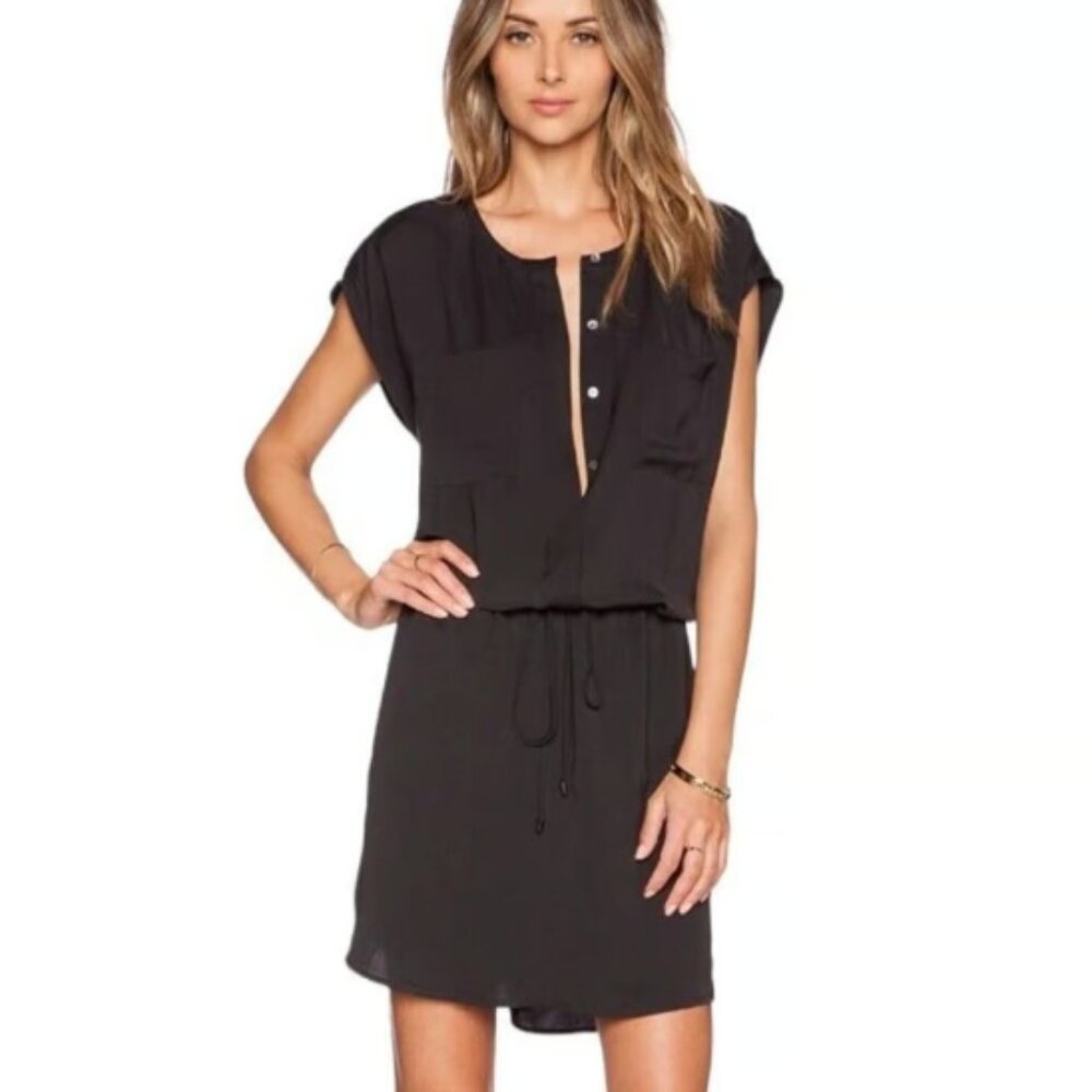 Vince Sleeveless Drawstring Dress
